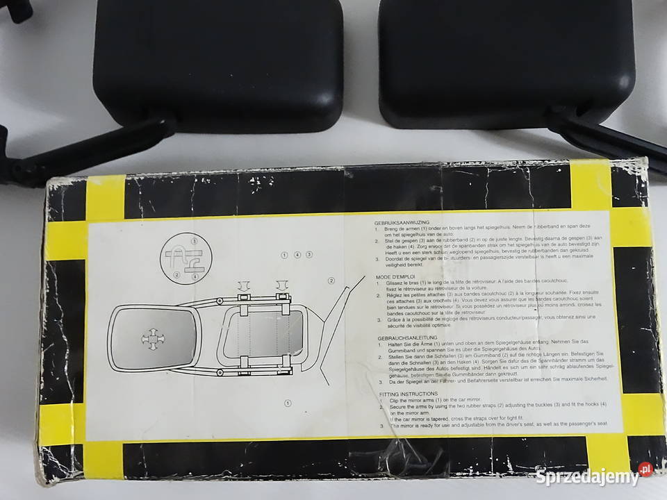 Lusterka Dodatkowe do Holowania Przyczepy EUROPE lubelskie Biłgoraj