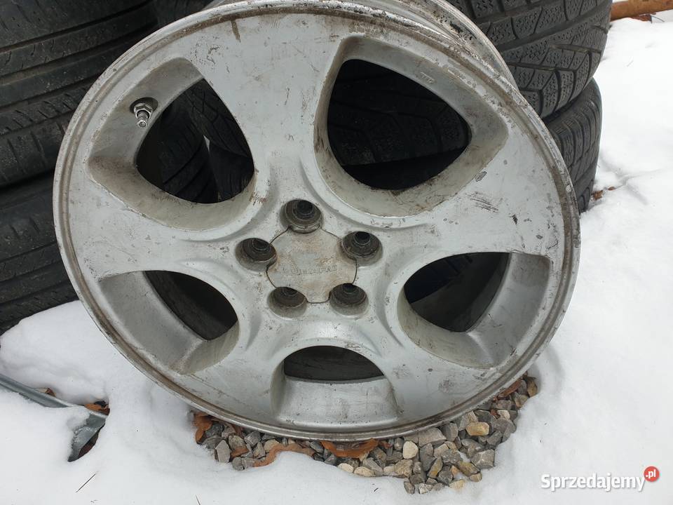 Subaru Forester XT komplet felg aluminiowych 16 Średnica 16" mazowieckie Wolanów