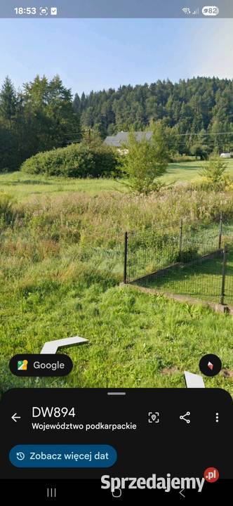 Sprzedam piękna działkę w miejscowości Łączki Lesko sprzedam