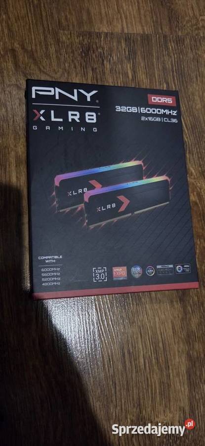 RAM 32gb 2x16 gb 6000 MHz Komputery i Akcesoria Częstochowa