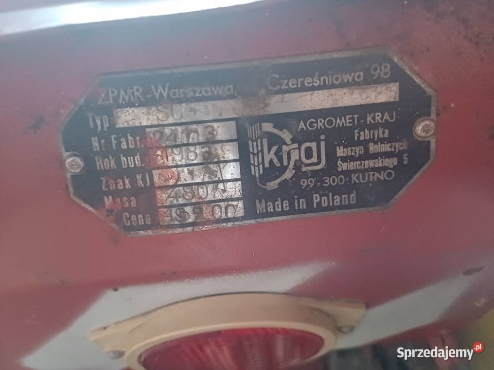 Siewnik poznaniak 27m super stan lubelskie Werbkowice