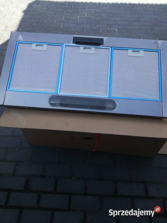 NOWY OKAP ŚCIENNY MOCNY WYDAJNOŚĆ WYWIEWU 550 kominowy Ostrów Wielkopolski