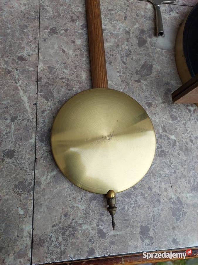 Stary zegar ścienny sprawny ładny film gongu pomorskie Tczew