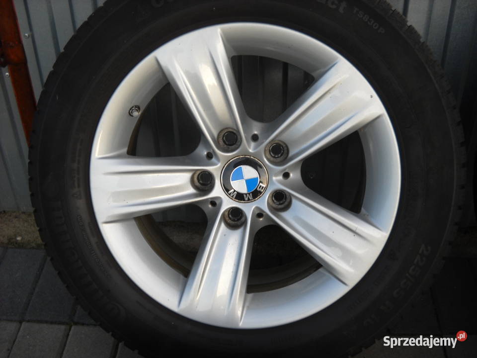Oryginalne koła BMW 3 F30 opony zima 2255516 Pludry