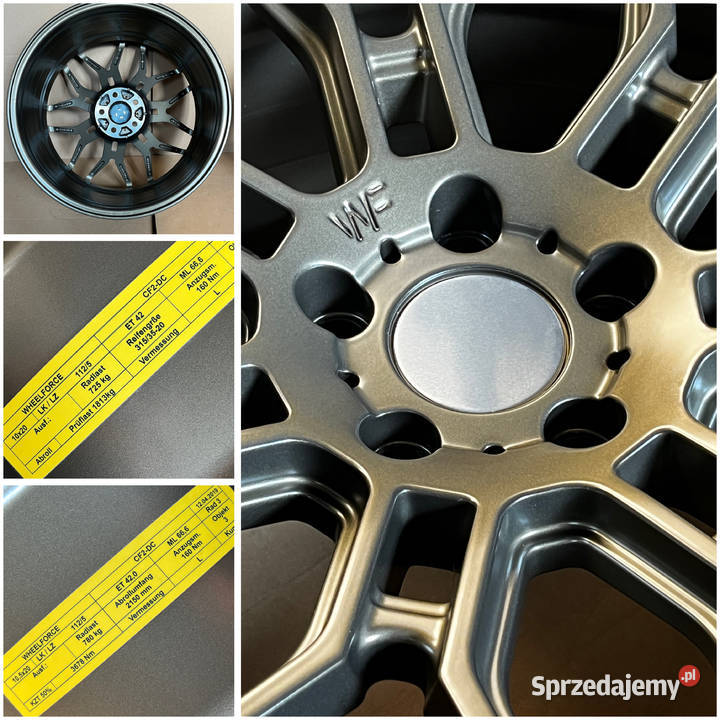 Felgi Wheelforce CF2FF Audi Mercedes 10Jx20 ET42 wielkopolskie Gostyń sprzedam