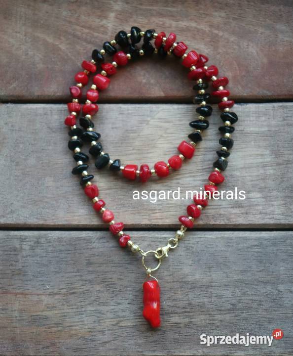 Naszyjnik amulet ochrony obsydian naturalny Naszyjniki Poznań