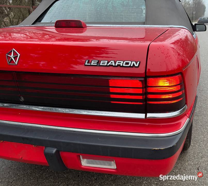 CHRYSLER LEBARON LE BARON 8793 MOCOWANIE TYLNEGO Radom