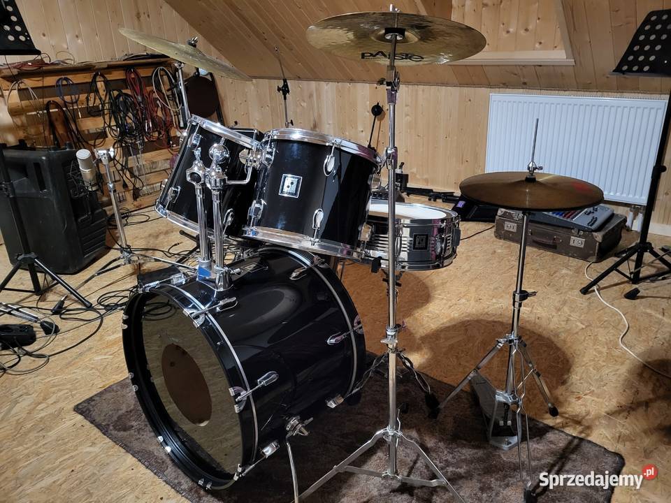 Perkusja Sonor kompletny zestaw nastrojonydowóz Instrumenty perkusyjne sprzedam