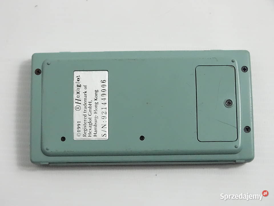 Retro Translator Hexaglot 1991 Kolekcjonerski lubelskie Biłgoraj