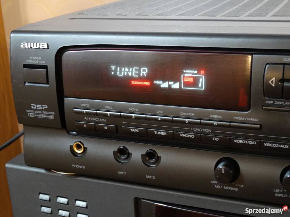 mocny wzmacniacz Aiwa 360 wat WYSYŁKA Wzmacniacze i pokrewne Jasło