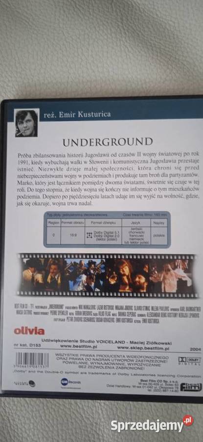 UNDERGROUND Emir Kusturica Bydgoszcz sprzedam