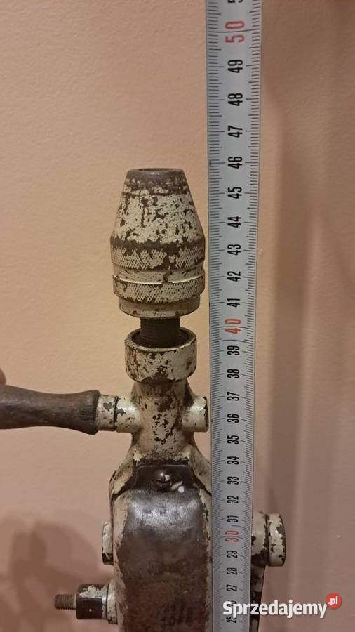 Stara Ręczna Wiertarka PRL Loft Vintage sprawna Świecie