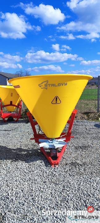 STALOVY Rozsiewacz nawozu lejek dwutarczowy 300L Barchaczów