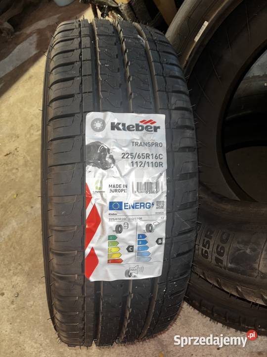 Sprzedam opony kleber transpro 22565r16c 65 zachodniopomorskie Koniewo sprzedam