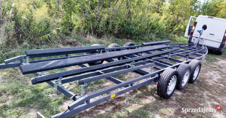 Przyczepa podłodziowa portowa trzyosiowa 9m 5dmc Wyszków