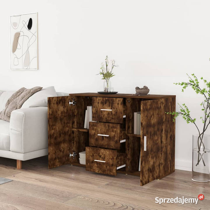 Szafka przydymiony dąb 91x295x65 materiał Warszawa