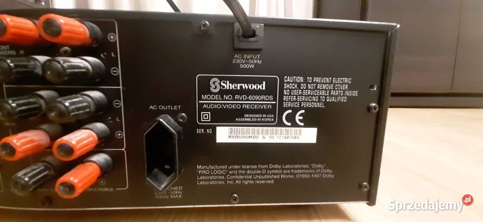 Amplituner SHERWOOD RVD 5090RDS pilotzestaw