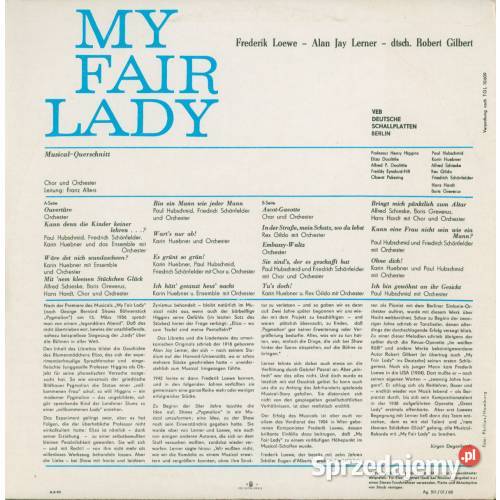 My Fair Lady My Fair Lady LP AMIGA Frederik śląskie