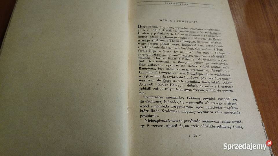 Powstanie angielskie 1381 r R H Hilton i H Fagan Gdańsk