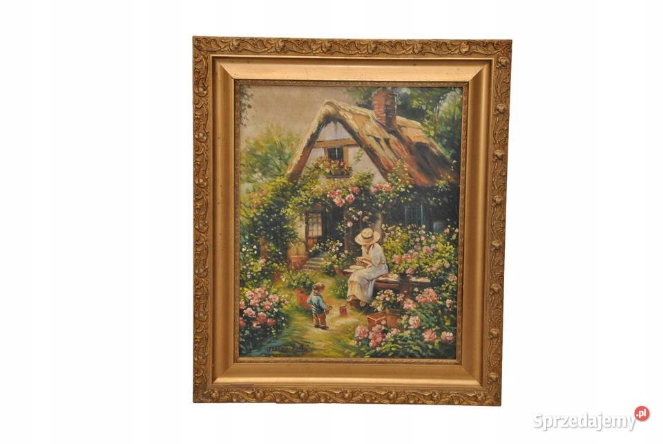 ST Kamocki Kolorowy Ogród Dom Na Wsi Kobieta z sprzedam