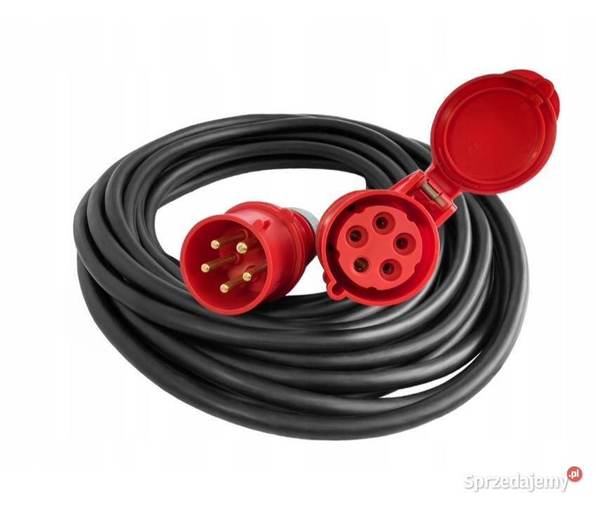 Przedłużacz Siłowy 20m 400V 16A 5P Kabel 5G25 mm świętokrzyskie Kazimierza Wielka sprzedam