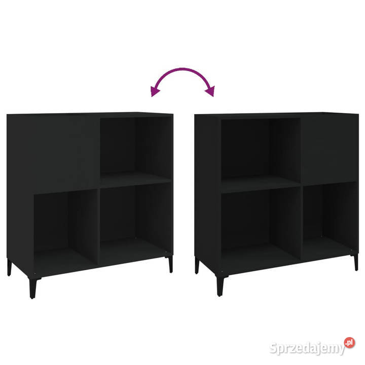 Szafka na płyty czarna 845x38x89 materiał Warszawa sprzedam