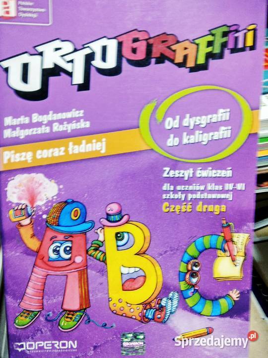 Ortograffiti dysgrafii korepetycje Operon Warszawa