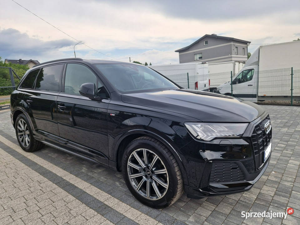 Audi Q7 AUDI Q7 SLINE QUATTRO 30 TDI III 2015 elektryczne lusterka Poręba sprzedam