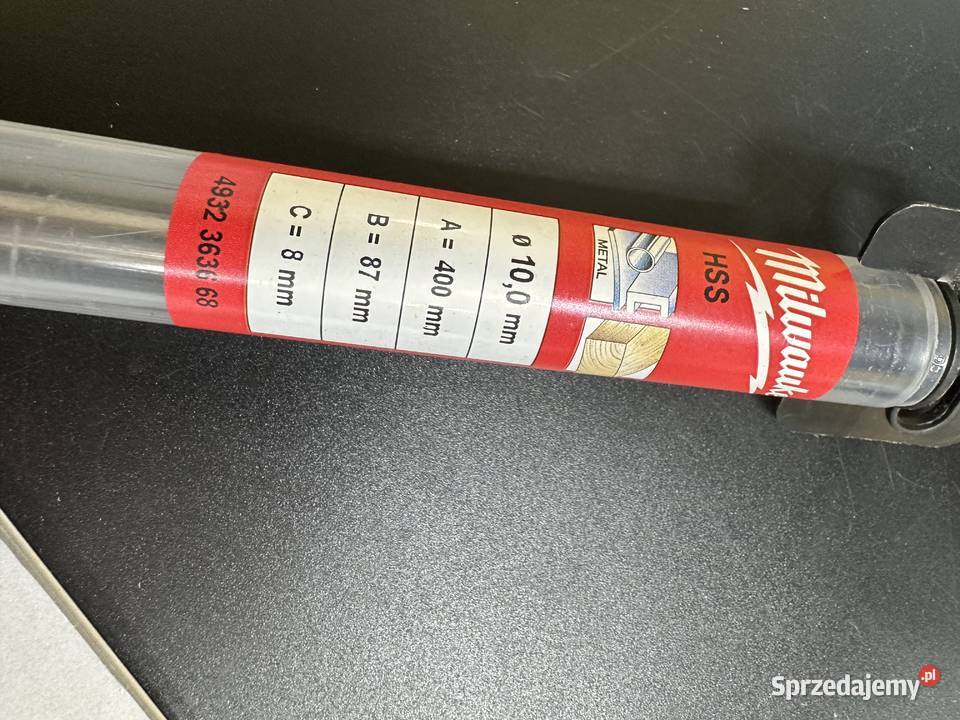 Wiertło MILWAUKEE HSS FI 10 x400mm długie do Częstochowa