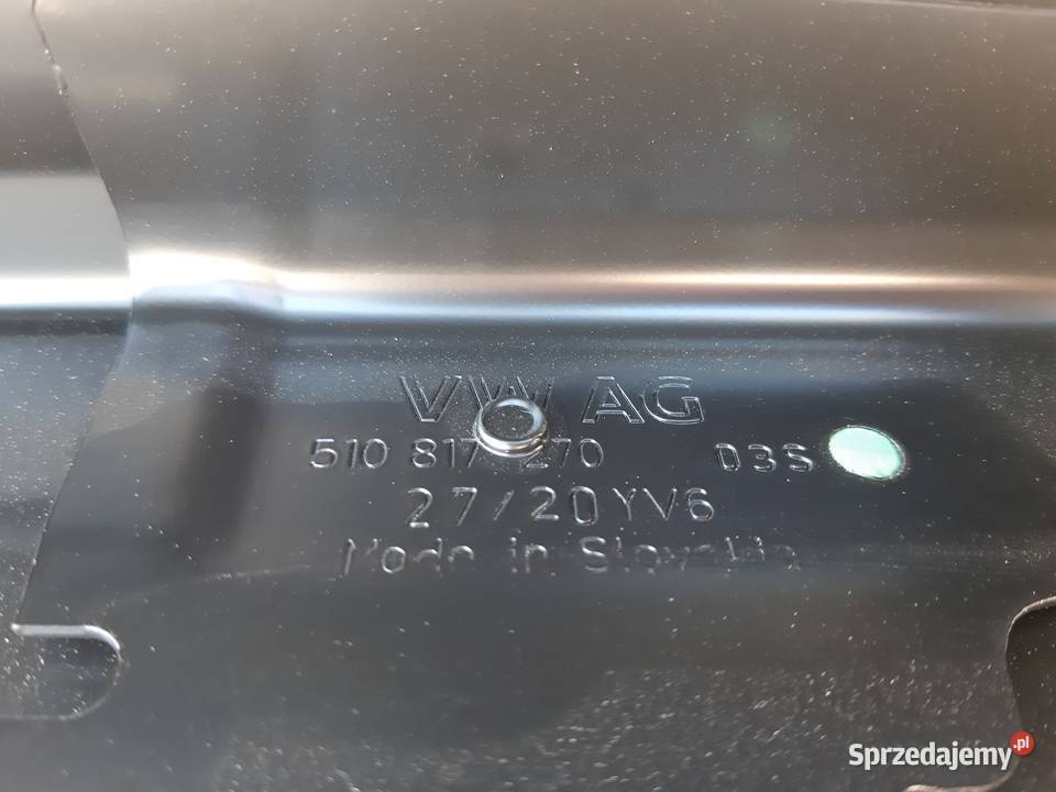 VW GOLF SPORTSVAN BŁOTNIK PRAWY TYŁ POSZYCIE Trzciel