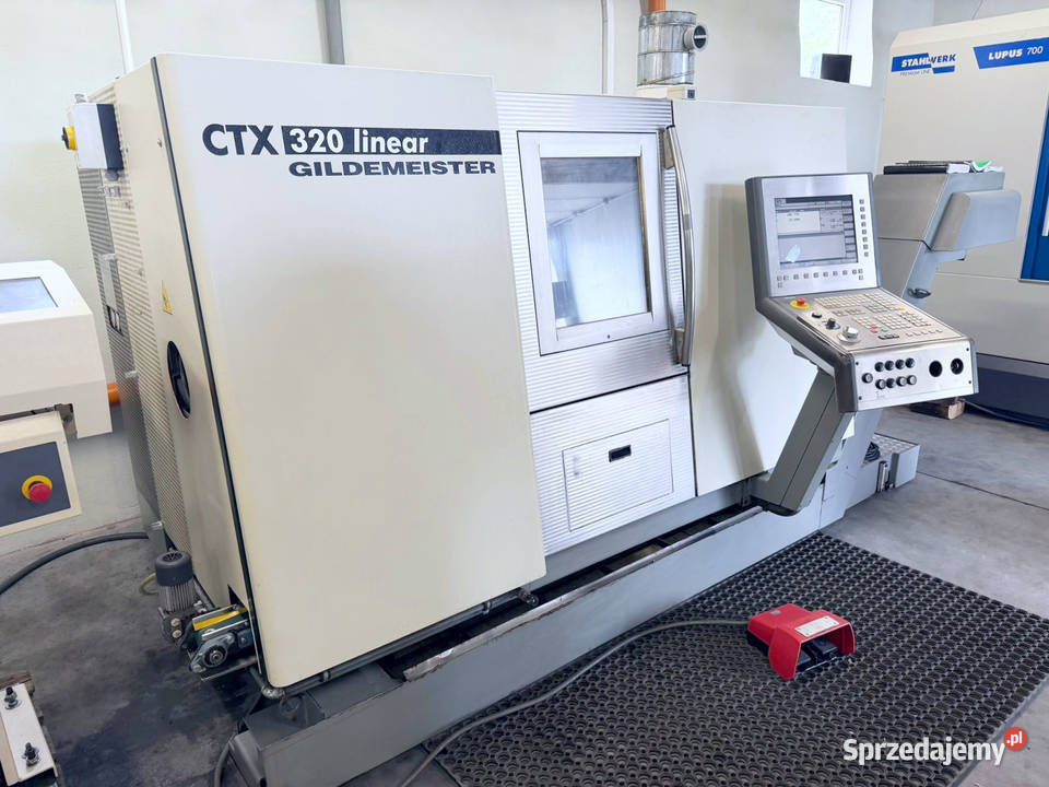 Kompletna tokarka CNC DMG GILDEMEISTER CTX 320 Zabór