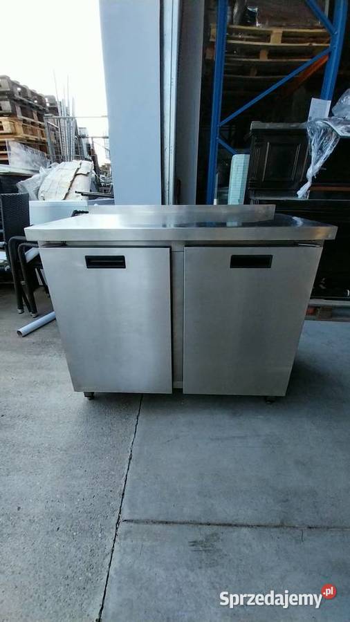 Stół roboczy ze stali nierdzewnej z szafką Kazuń Polski