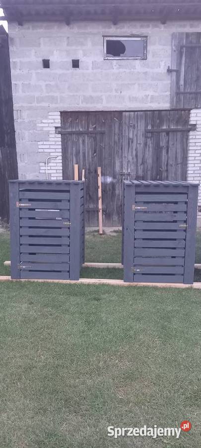 Obudowa koszy na śmieci 120240l mazowieckie Żeleźniki