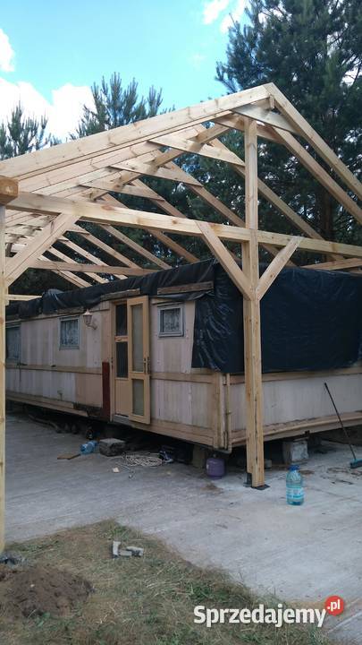 Wiata drewniana zadaszenie kempingu 11x6 sprzedam