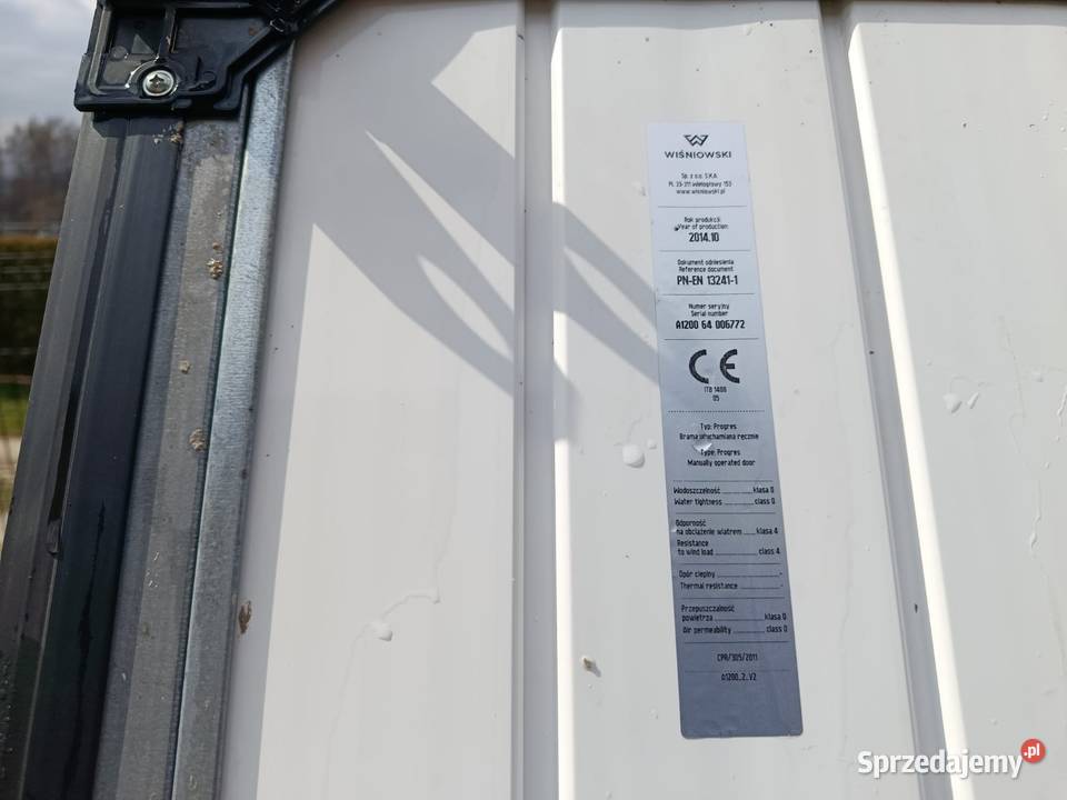 Brama garażowa 2480x2090 Czaniec
