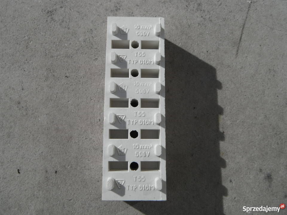 Listwa zaciskowa 16mm 500V T55 typ 616M Nowe Chlewiska