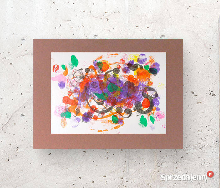 kolorowa abstrakcja abstrakcja rysunek dekoracja Łódź