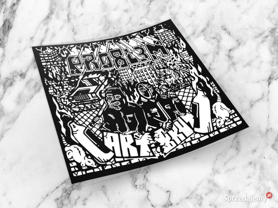 Naklejka K13 ART BRUT 8 x 8 artbrut pro8l3m Choroszcz sprzedam