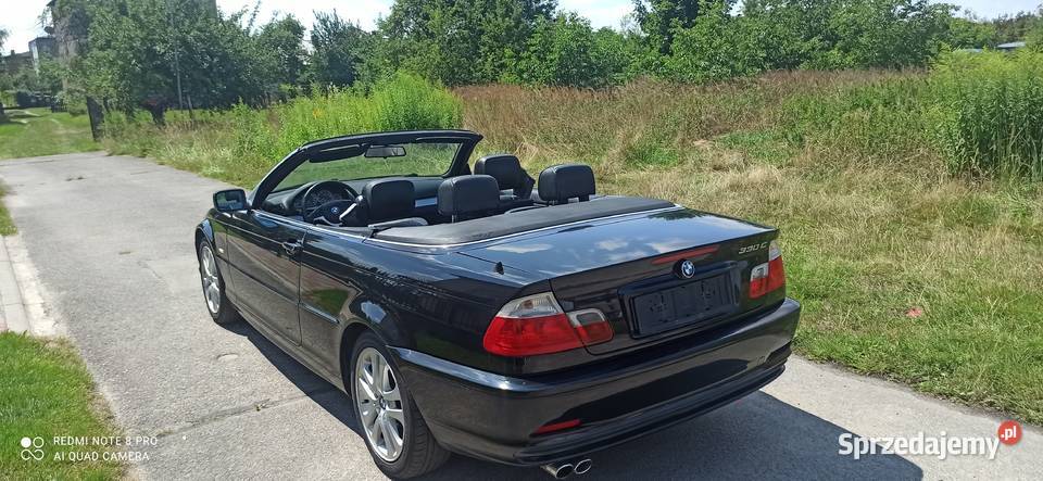 bmw e46 330 m54b30 cabrio czarna