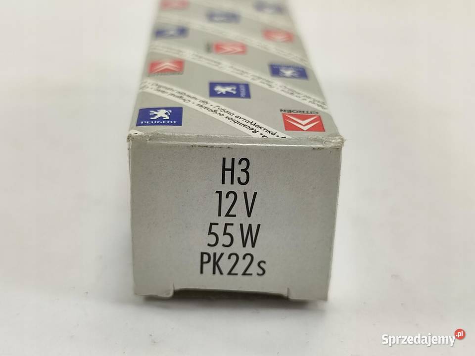 ŻARÓWKA KOMPLET 2 CITROEN PEUGEOT H3 12V 55W