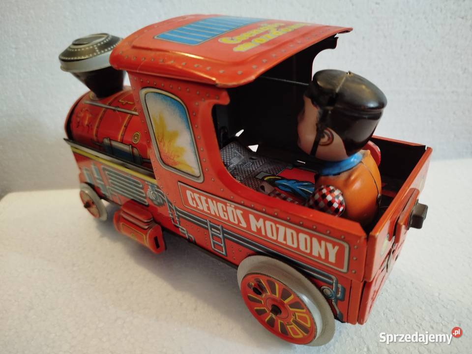 Stara zabawka lokomotywa Zgierz