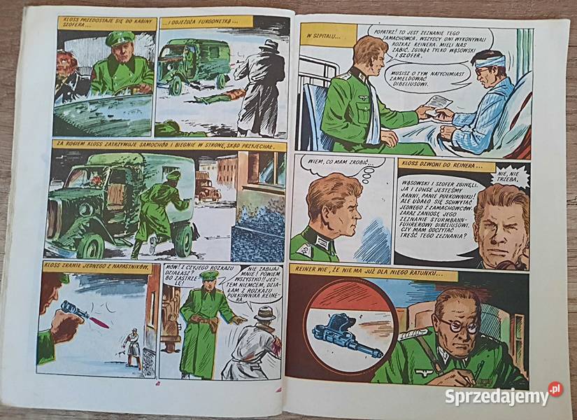 Kapitan Klos 14 Żelazny krzyż wydanie II 1986 r Ostrów Wielkopolski sprzedam