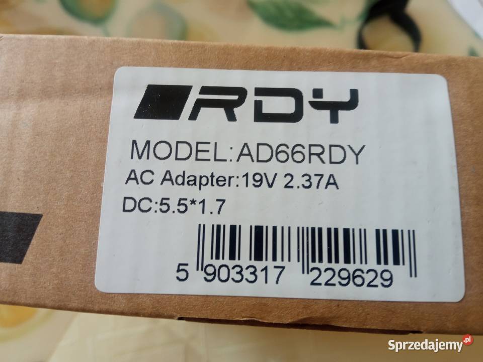 Zasilacz do laptopa RDY AD66RDY 19V 237A zasilacze