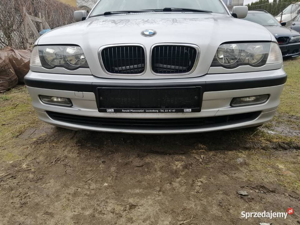 Bmw e46 zderzak przód titansilber osobowe Aleksandrów Łódzki sprzedam