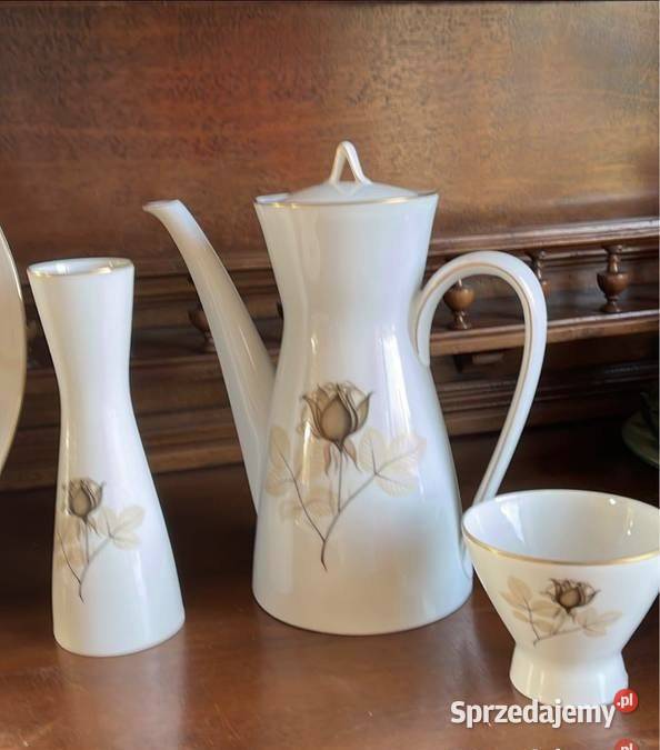 Wazon Niższy Seria Schattenrose Rosenthal Model Porcelana i szkło Gdańsk