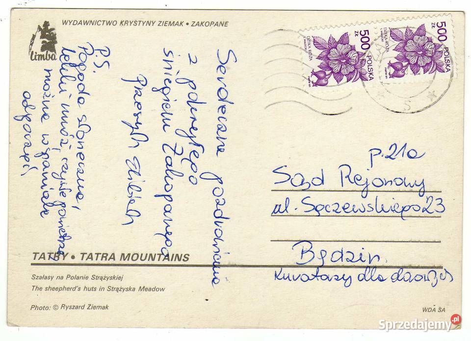 TATRY POCZTÓWKA WIELOWIDOKOWA 4 Krynki