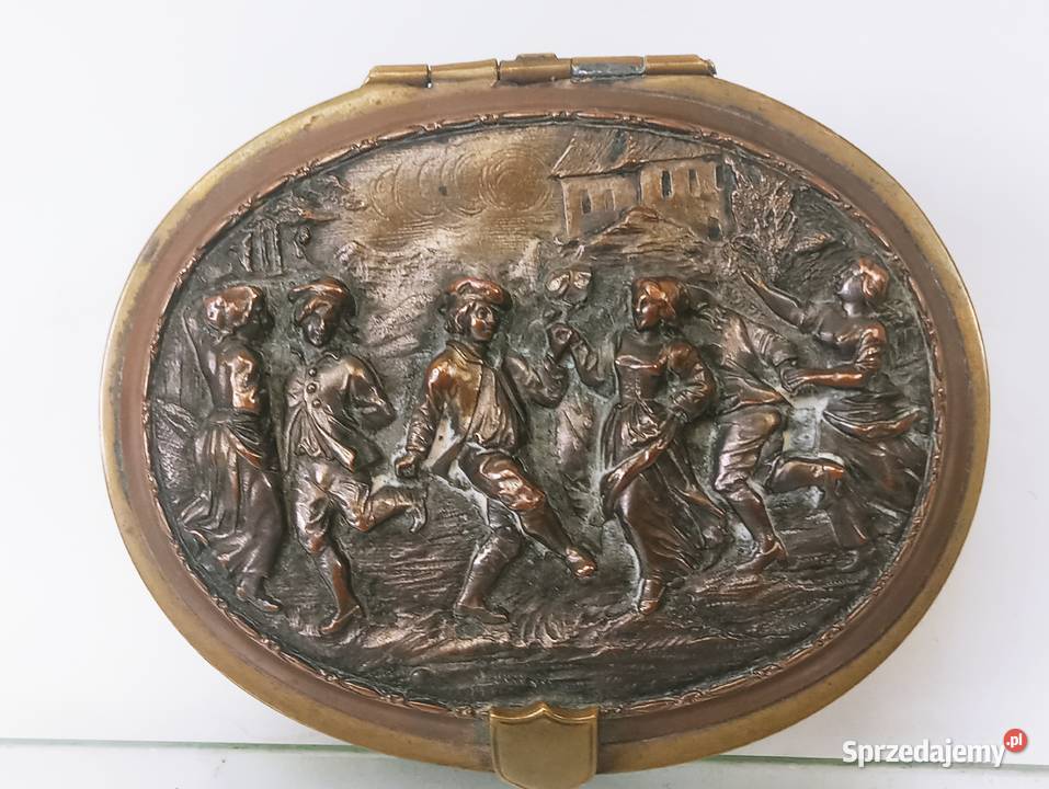 Szkatułka na Biżuterię Francja 19 w Antyki