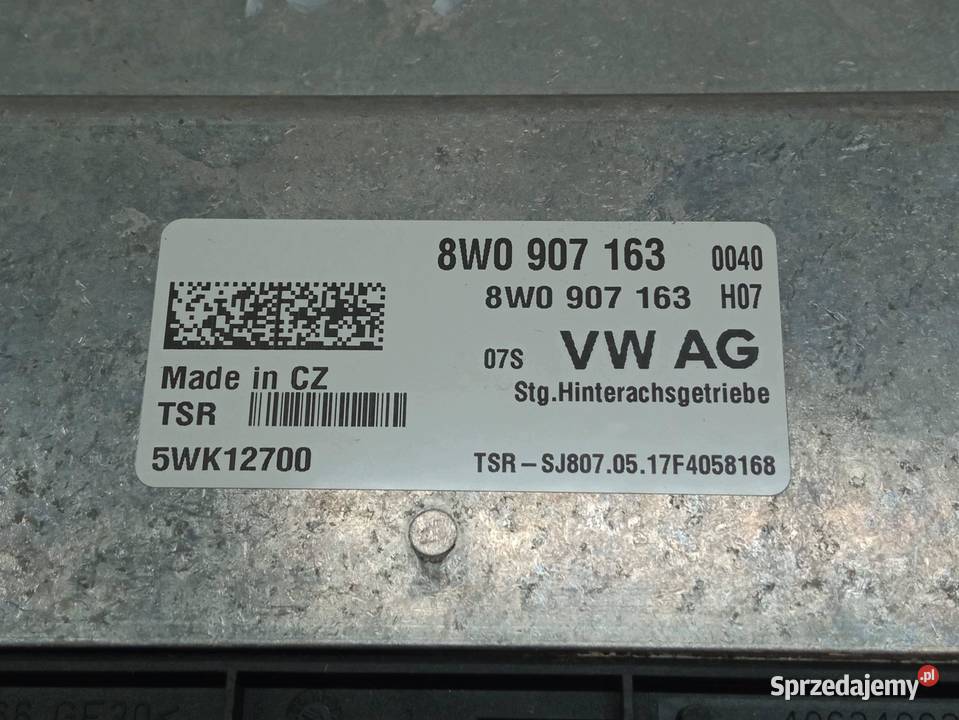 MODUŁ NAPEDU 8W0907163 5WK12700 Audi Q7 II osobowe