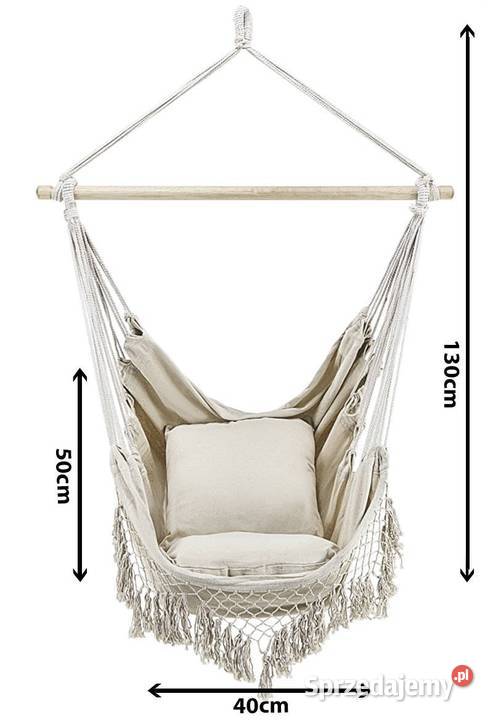 fotel WISZĄCY huśtawka KRZESŁO brazylijskie z mazowieckie Cieśle