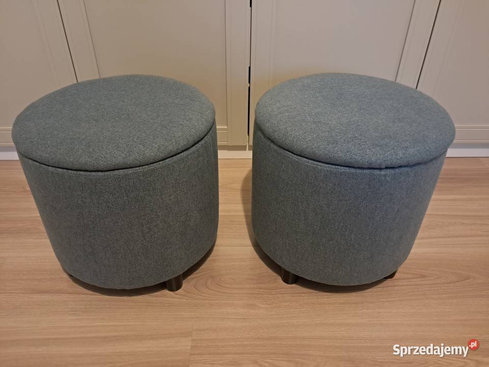 Komplet puf podnóżek pufa Kielce